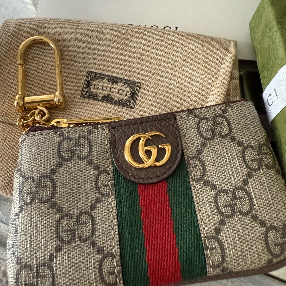 Gucci GG Monogram Key Pouch